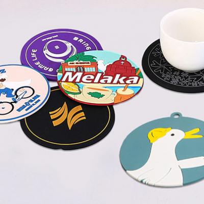 soft pvc /rubber /silicon coaster